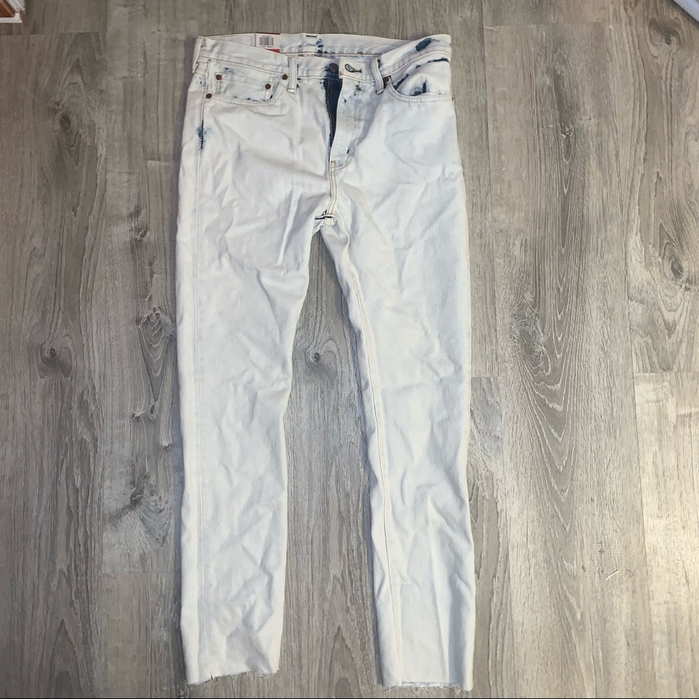 White Levi 510 Skinny Jeans 34 x 32